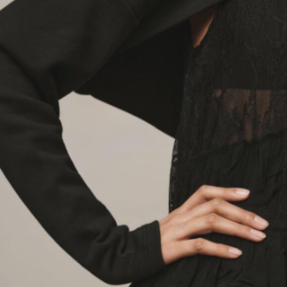 Brand New By Anthropologie Black Sweater Shrug - Picture 4 of 12